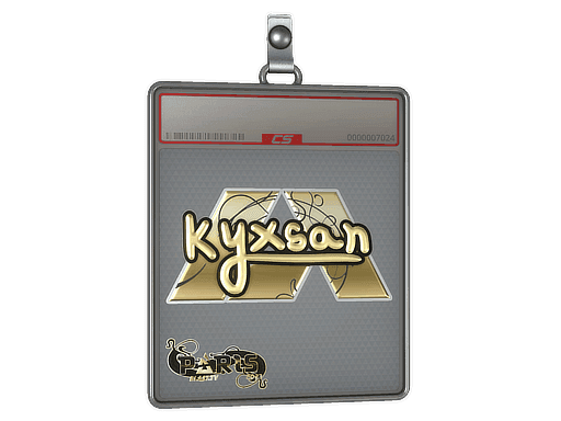 kyxsan (Gold) CS2 Sticker