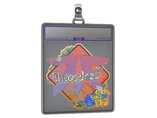 nicoodoz (Glitter) CS2 Sticker