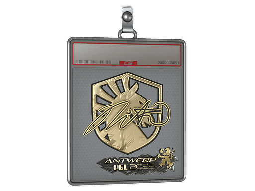 nitr0 (Gold) CS2 Sticker