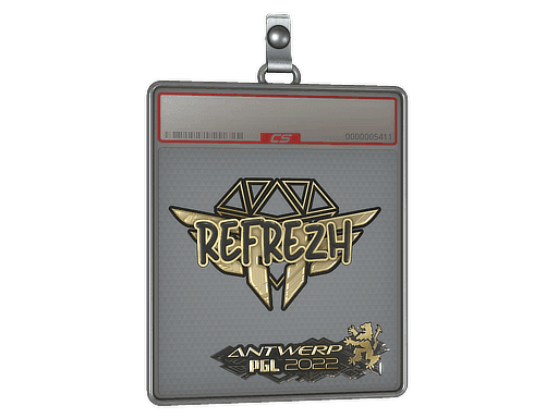 refrezh (Gold) CS2 Sticker