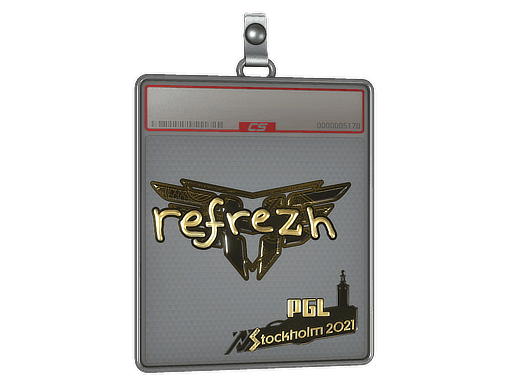 refrezh (Gold) CS2 Sticker