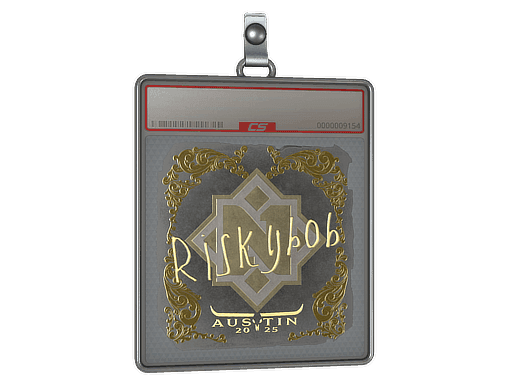 riskyb0b (Gold) CS2 Sticker