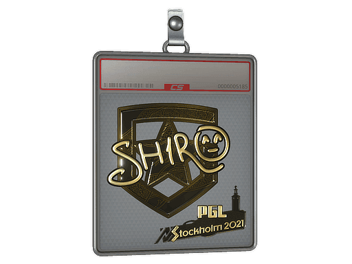 sh1ro (Gold) CS2 Sticker