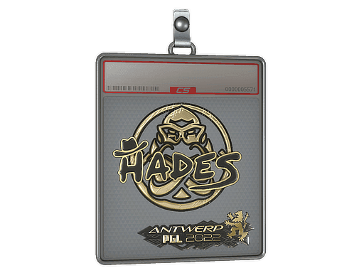 hades (Gold) CS2 Sticker