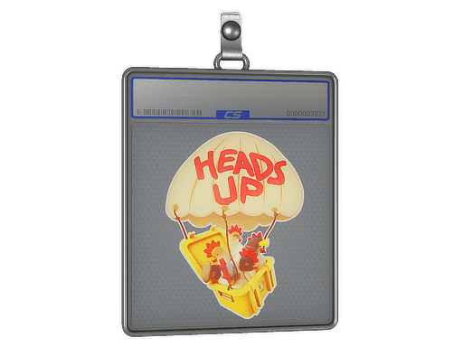 Heads Up CS2 Sticker