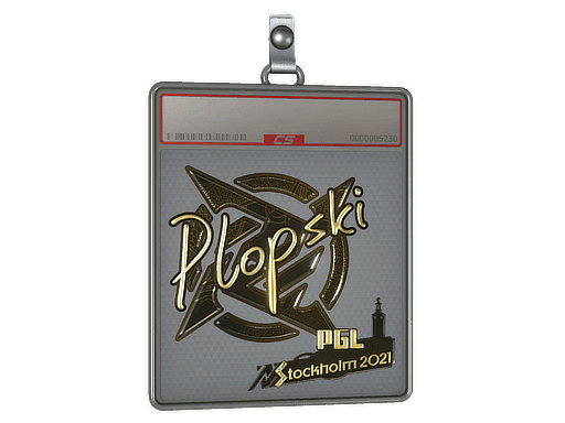Plopski (Gold) CS2 Sticker
