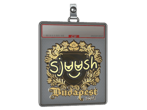 sjuush (Gold) CS2 Sticker
