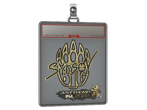 syrsoN (Gold) CS2 Sticker