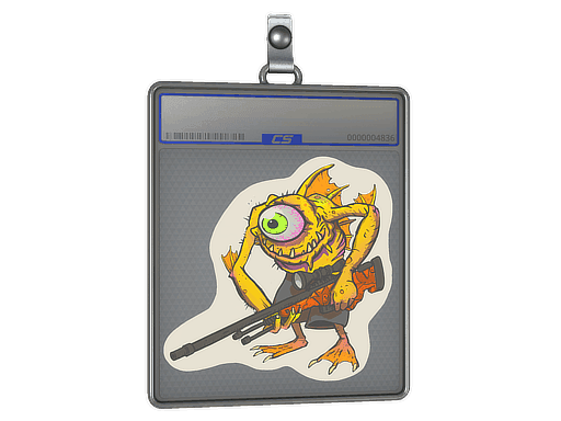 Yellow Cyclawps CS2 Sticker