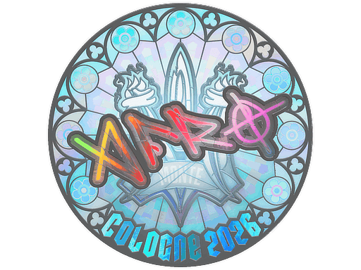 afro (Holo) CS2 Sticker
