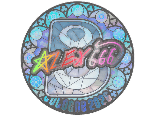 alex666 (Holo) CS2 Sticker