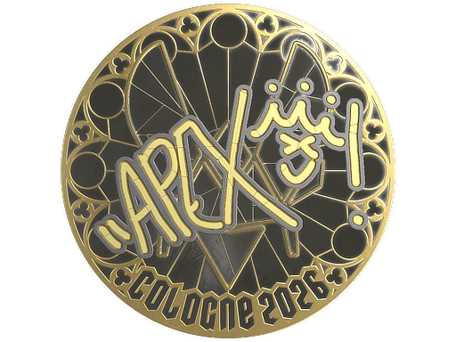 apEX (Gold) CS2 Sticker