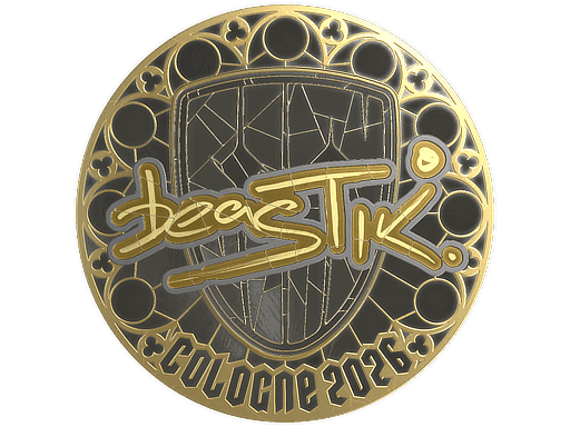 beastik (Gold) CS2 Sticker