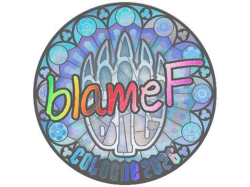 blameF (Holo) CS2 Sticker