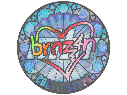 brnz4n (Holo) CS2 Sticker
