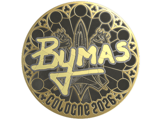 Bymas (Gold) CS2 Sticker