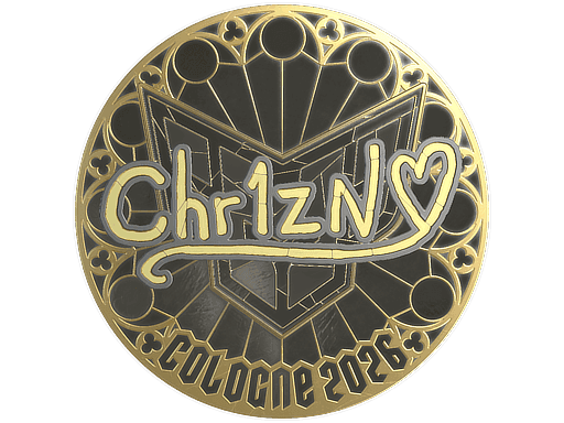 Chr1zN (Gold) CS2 Sticker
