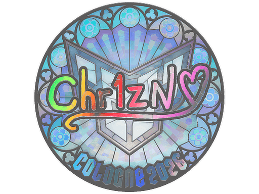 Chr1zN (Holo) CS2 Sticker