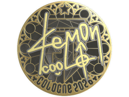 dem0n (Gold) CS2 Sticker