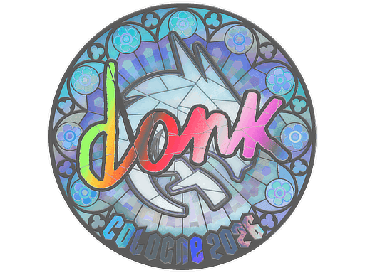 donk (Holo) CS2 Sticker