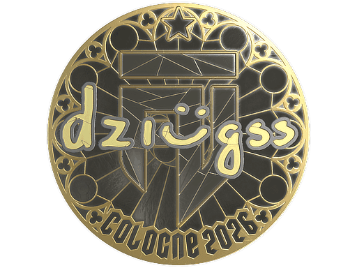 dziugss (Gold) CS2 Sticker