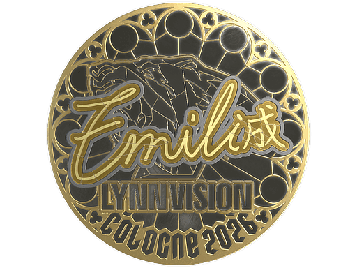 EmiliaQAQ (Gold) CS2 Sticker