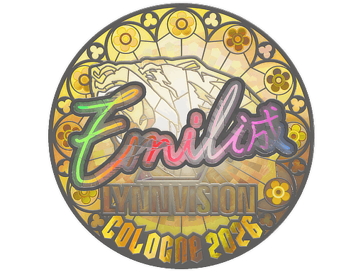 EmiliaQAQ (Holo) CS2 Sticker