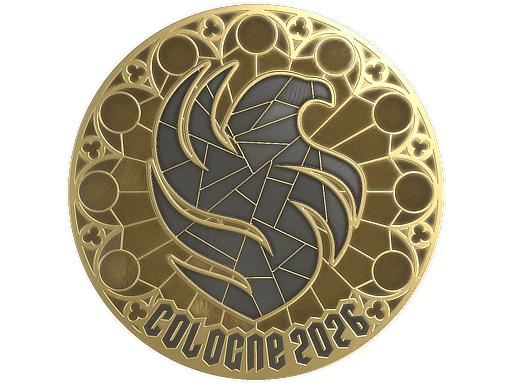 Falcons (Gold) CS2 Sticker