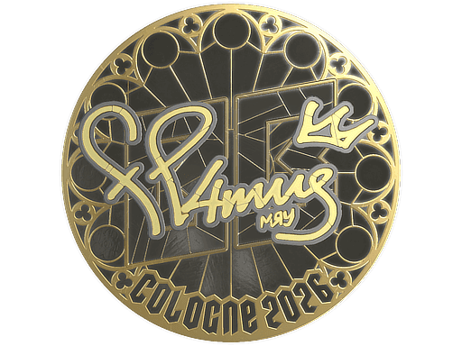 FL4MUS (Gold) CS2 Sticker