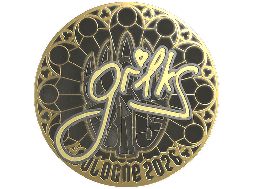 gr1ks (Gold) CS2 Sticker