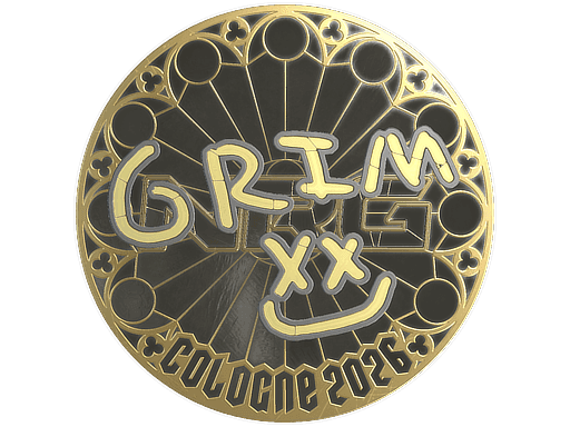 Grim (Gold) CS2 Sticker