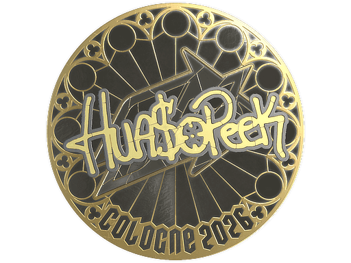 HUASOPEEK (Gold) CS2 Sticker