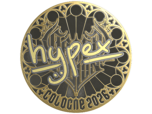hypex (Gold) CS2 Sticker