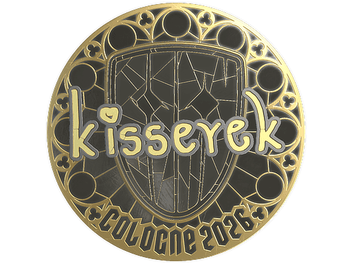 kisserek (Gold) CS2 Sticker