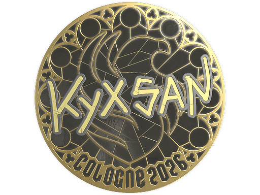 kyxsan (Gold) CS2 Sticker