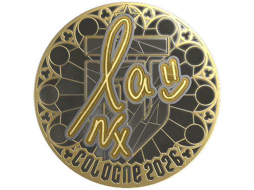 lauNX (Gold) CS2 Sticker