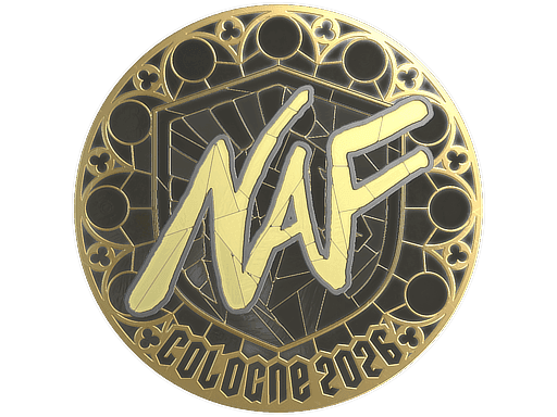 NAF (Gold) CS2 Sticker
