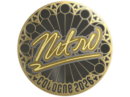 nitr0 (Gold) CS2 Sticker