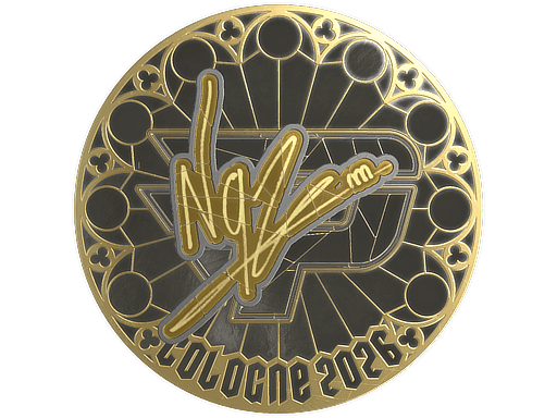 NQZ (Gold) CS2 Sticker