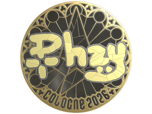 phzy (Gold) CS2 Sticker