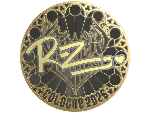 REZ (Gold) CS2 Sticker