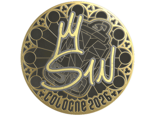s1n (Gold) CS2 Sticker