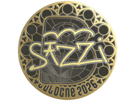 s1zzi (Gold) CS2 Sticker