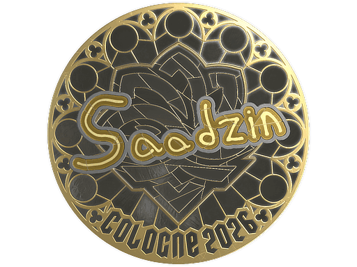 saadzin (Gold) CS2 Sticker