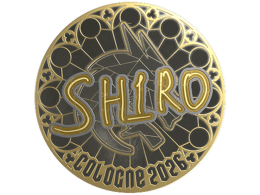 sh1ro (Gold) CS2 Sticker