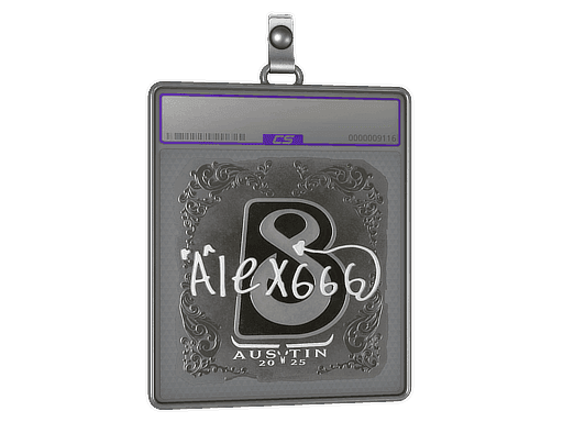 alex666 (Foil) CS2 Sticker