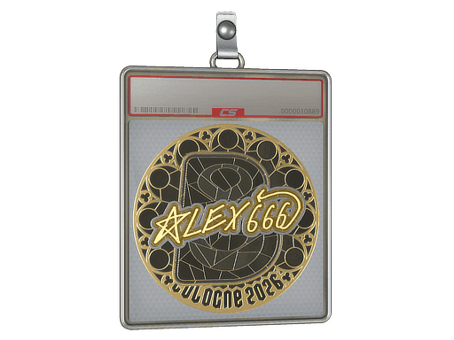 alex666 (Gold) CS2 Sticker