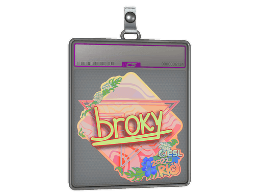 broky (Holo) CS2 Sticker