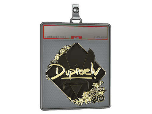 dupreeh (Gold) CS2 Sticker