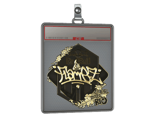 FlameZ (Gold) CS2 Sticker